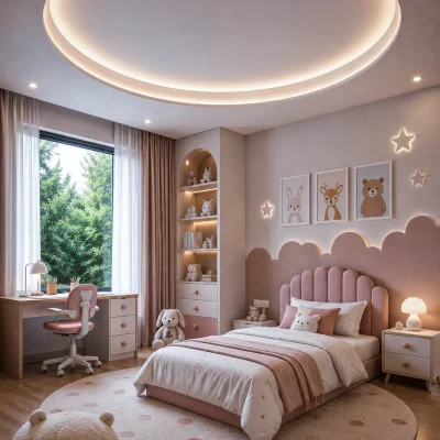 Project 5 ( Interior spaces) kids bedroom 1