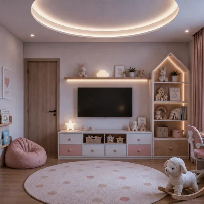 Project 5 ( Interior spaces) kids bedroom 3