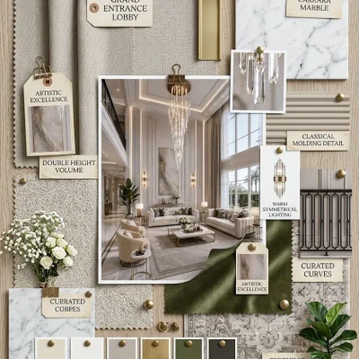 Project 6 Living area moodboard